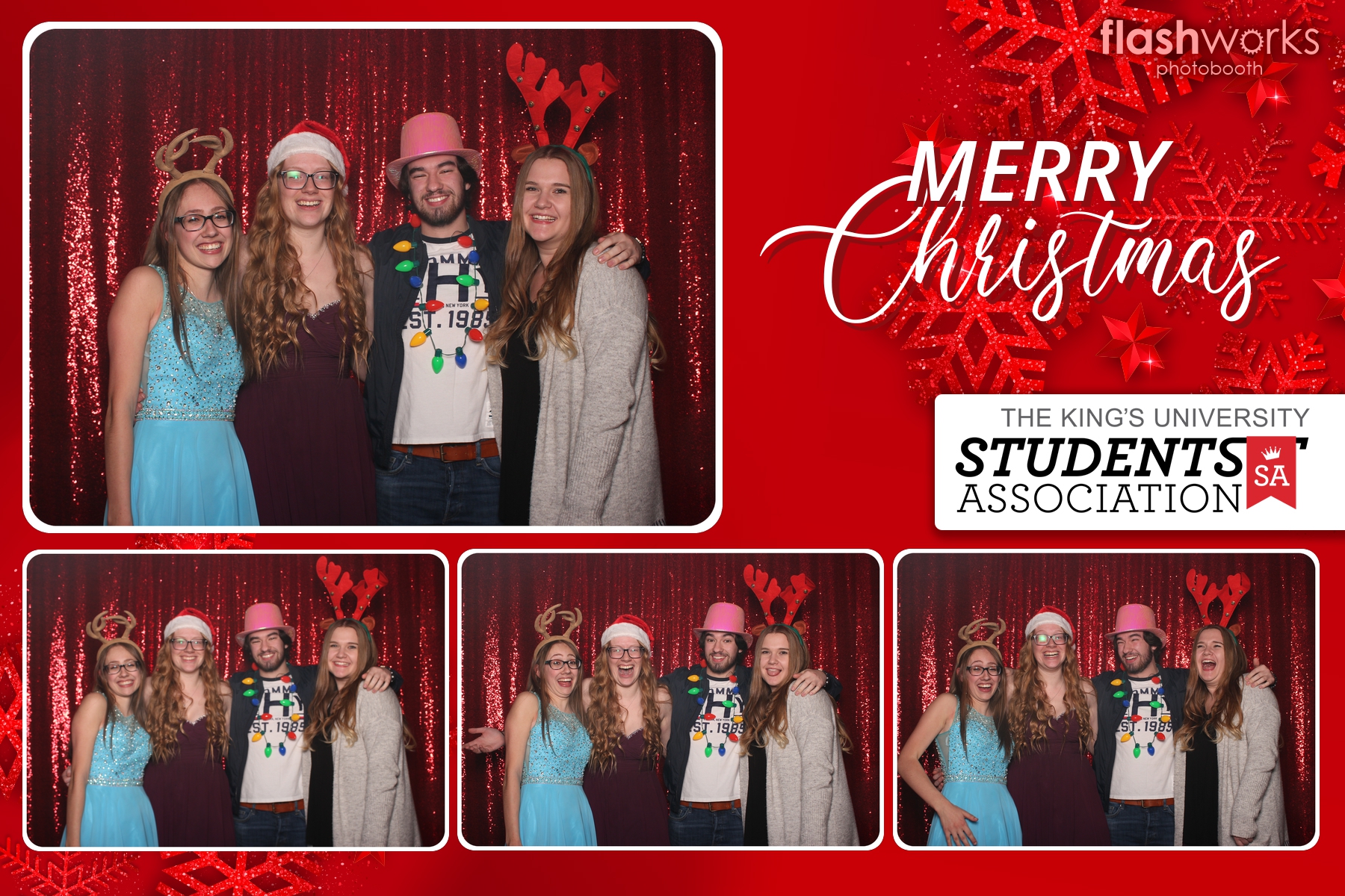 Kings Christmas Party | View more photos from the event at gallery.flashworksphotobooth.com/u/FlashworksPhotoboothInc/Kings-Christmas-Party